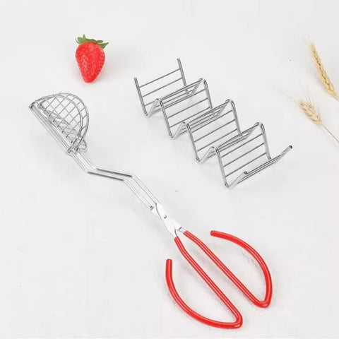 Taco Holder Shell Maker Press Tortilla Fryer Tong Plated Tortilla Press Prensa Para Tortillas Ortilla Maker Machine Tortilllera