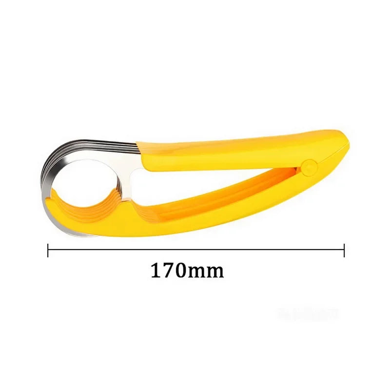 Kitchen Vegetable Cutter Peeler Salad Slice Stainless Steel Banana Cutter Chopper Fruit Cutter Cucumber Knife  Kitchen