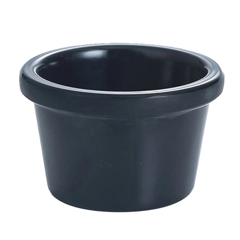 6 x 3.8cm Sauce Bowl Gravy Boats Round Glossy Melamine 6cm 50ml Black Mini Dipping Cup American Tableware For Cafe