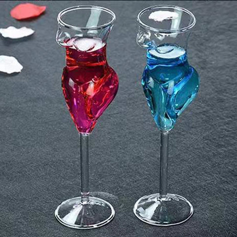 Creative Female shaped Wine Glasses Sexy  Human Body Wine Glass Red Wine Glass Vodka Shot Cup Whiskey Glassware Drinking