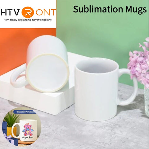 12/6 Pack 11OZ Sublimation Mugs Sets Classic Blank Drinking Cups with Handles DIY Coffee Mug Gift for Sublimation Paper