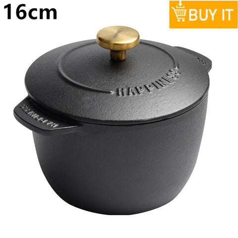 33cm Cast Iron Dutch Oven with Lid For Cooking Meat and Seafood  13 Inch Enameled Cast Iron Shallow Casserole Braiser Oven Safe