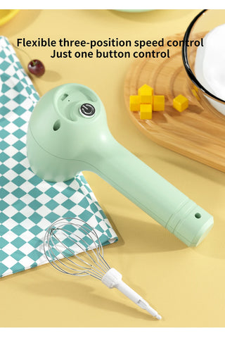 Wireless Portable Electric Food Mixer Automatic Whisk Dough Egg Beater Baking Cake Cream Whipper Kitchen Tool
