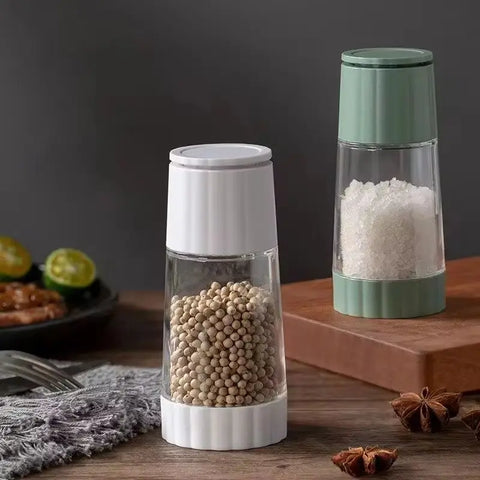 1PC Household Pepper Grinder Rotary Manual Sea Salt Pepper Seasoning Bottle Grinder Glass Seasoning Bottle.