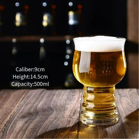 Craft Beer Cup Large Capacity Glass Draft Beer Cups Cold Drink Cup Personality Draft Beer Glasses Cups Party Bar Accessories