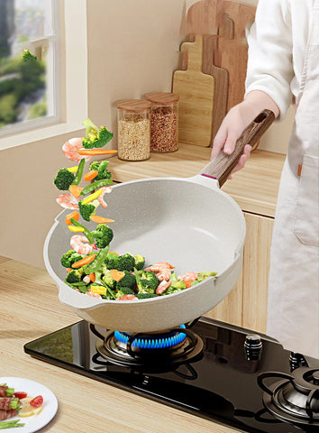 Non-Stick Pan Frying Pan Wok Pan Home Steak Skillet Pancake fried induction cooker gas stove special Saucepan Nonstick Pan