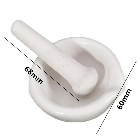 60mm Ceramics Spice Mill Grinder Set Bowls Handheld Seasoning Mills Grinder Mortar and Pestle Tools Set Miniatures