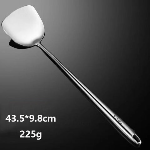 304 Stainless Steel Wok Spatula Metal Kitchen Accessories Slotted Turner Rice Spoon Ladle Cooking Tools Utensil Set Dropshipping