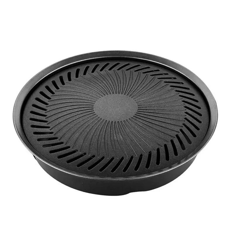 Smokeless Barbecue Grill Pan Non-Stick Gas Stove Plate Electric Stove Baking Tray BBQ Grill Barbecue Tools For Household Outdoor