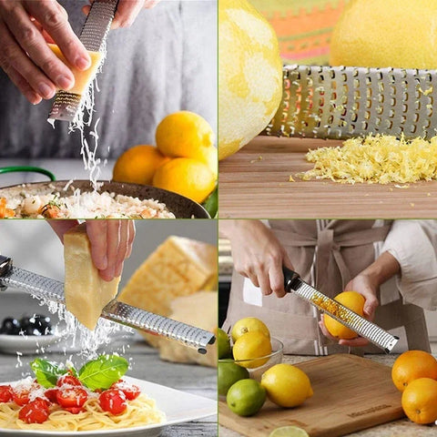 Stainless Steel Cheese Grater Slicer Lemon Zester Chocolate Chopper Fruit Peeler Planer Vegetables Cutter Kitchen Gadgets