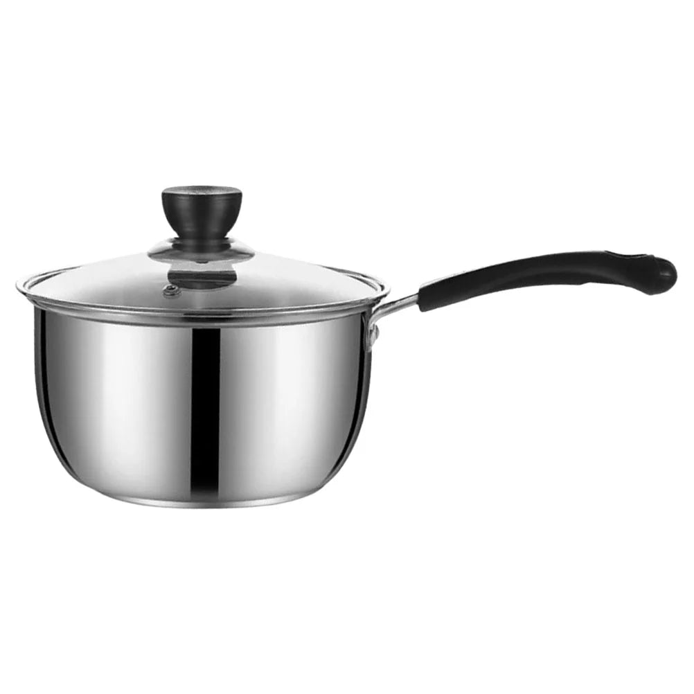 Sauce Pan Stainless Steel with Lid Small Soup Saucepan Cooking Pots Lids