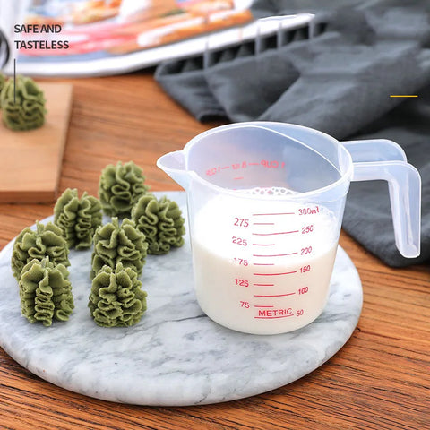 250/500/1000ML Easuring Cup Silicone Measuring Cups and Spoons Plastic Jug Digital Kitchen Scale Baking Tools Timer Accessories