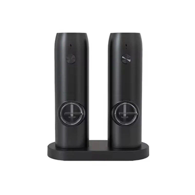 Automatic Pepper Grinder Salt And Pepper Grinder USB Rechargeable Adjustable Coarseness Spice Mill With LED Light Kitchen Tool