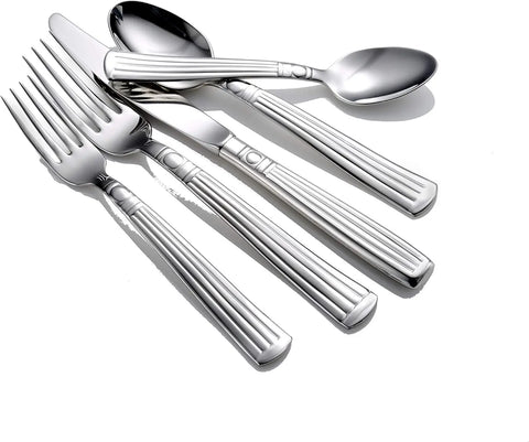 Lincoln 65-Piece 18/10 Flatware Set For 12, Includes Serving Pieces