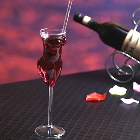 Creative Female shaped Wine Glasses Sexy  Human Body Wine Glass Red Wine Glass Vodka Shot Cup Whiskey Glassware Drinking