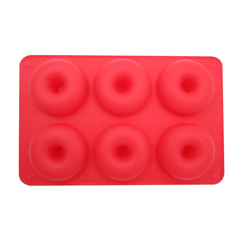 6 Holes Silicone Donut Mold Baking Pan Non-Stick Baking Pastry Chocolate Cake Dessert DIY Decoration Tools Bagels Muffins Donuts