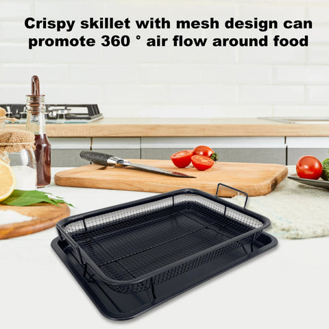 Baking Tray Oil Frying Baking Pan Non-stick Chips Basket Baking Dish Grill Mesh Kitchen Tools