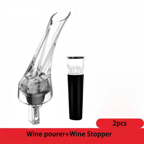 Professional Wine Decanter Pourer With Filter and Base Quick Sobering Wine Whisky Aerator Dispenser For Chrismas