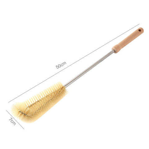 Kitchen cleaning tools Drink bottles Glass scrubbers Cleaning brush Wooden bottle cleaning brush with long handle