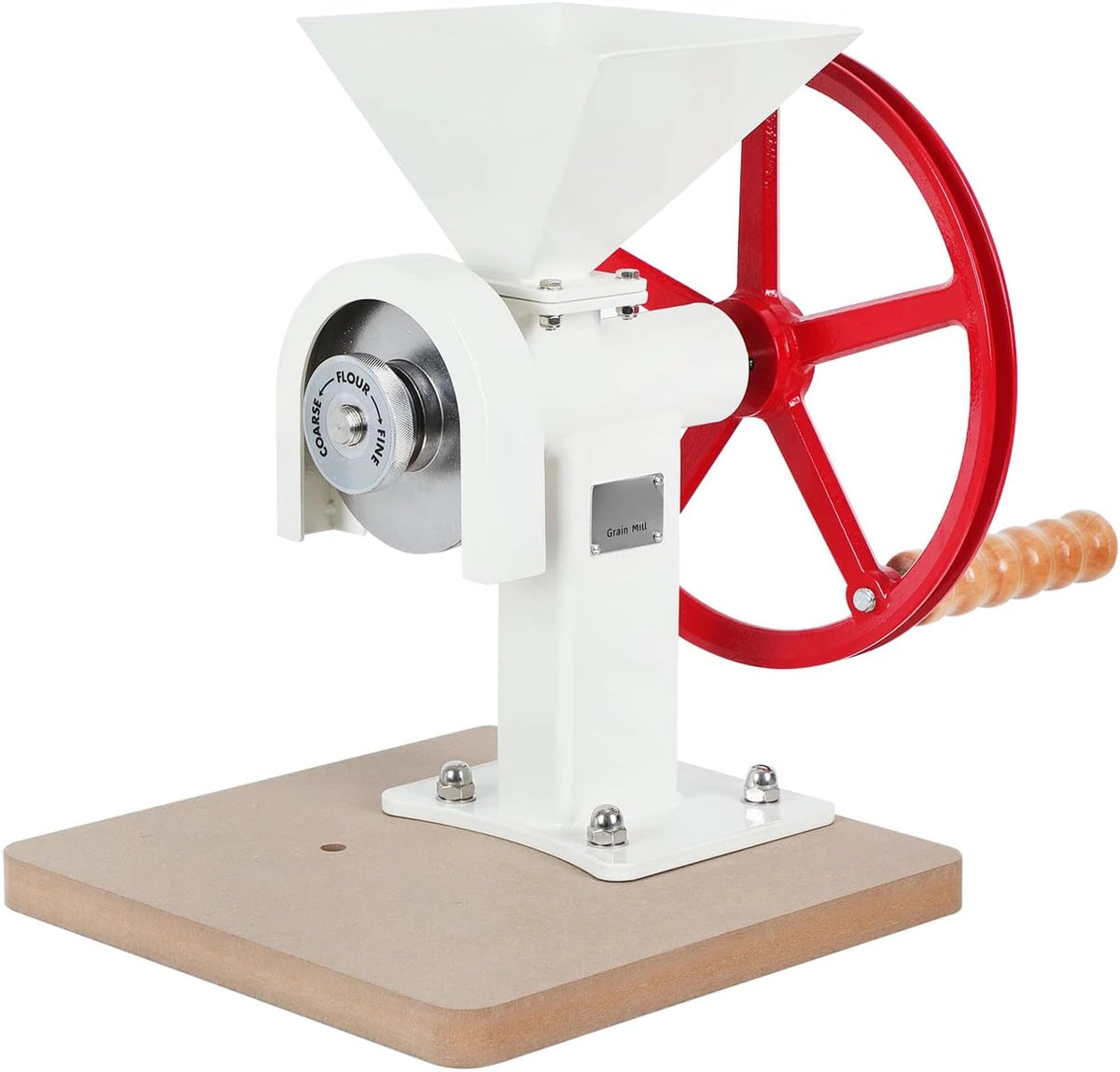 Manually operated dry grain and oily grain grinder, wheat corn coffee spice, Massa peanut butter machine, stainless steel