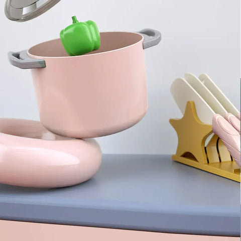 Kids Play Kitchen Set, Pretend Play Cooking Toys Set, Kitchen Toys Playset For Toddlers, Toy Pots And Pans For Kids Kitchen