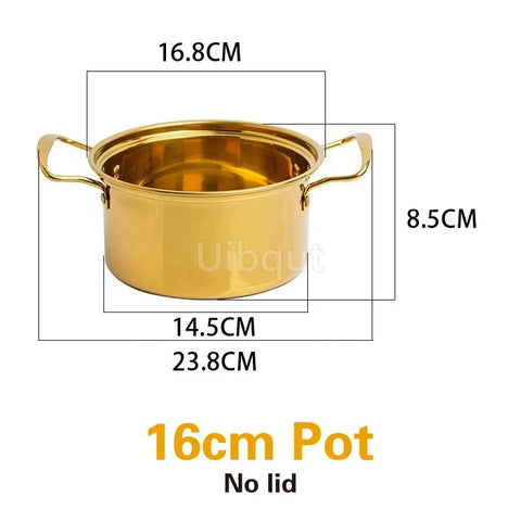 Small Hot Pot Special pot for induction cooker Self-service hotpot Single person mini One person pot Commercial soup pots
