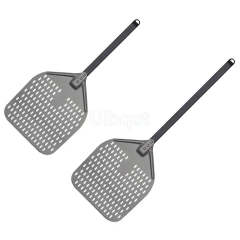 12 14 inch Big long Aluminum Pizza Shovel Peel With Long Handle Accessorie Pizza Paddle Spatula Nonstick Round Pan Baking turner