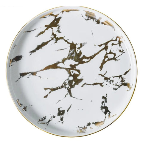 Marble Texture Ceramic Dinner Dish Plate Rice Salad Noodles Bowl Soup Plates Dinnerware Sets Home Tableware Kitchen Cook