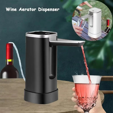 Electric Wine Decanters Automatic Pourer Wine Separator Smart Quantitative Wine Pump Dispenser Quick Awakening Liquor Decanter