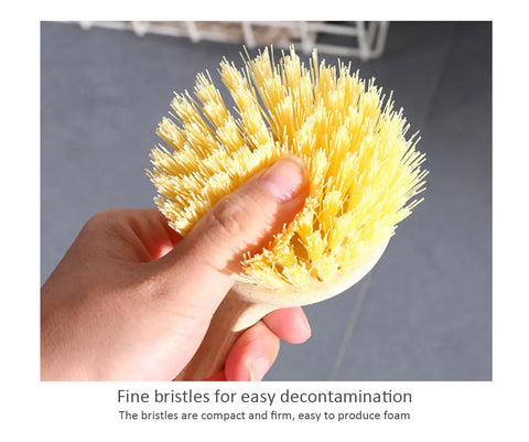 3/1pcs Kitchen Cleaning Brush Long Handle Pan Pot Brush Multifunctional Plate Bowl Dish Washing Brushes Stain Removal Tools