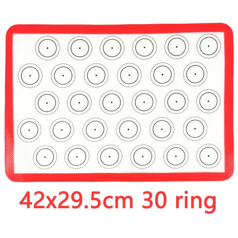 Silicone Macaron Baking Mat for Bake Pans Macaroon Pastry Cookie Making Professional Grade Nonstick