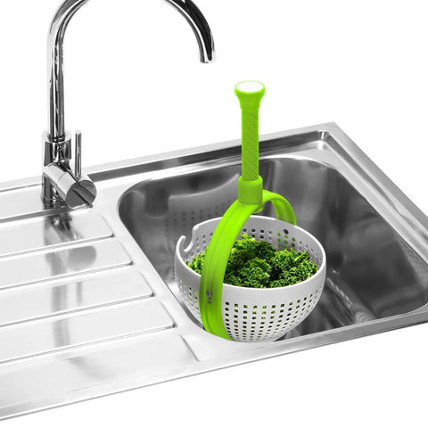 1PC rotating drainage basket, hand pressed vegetable and fruit salad, rotating cleaning and dehydration device for storage