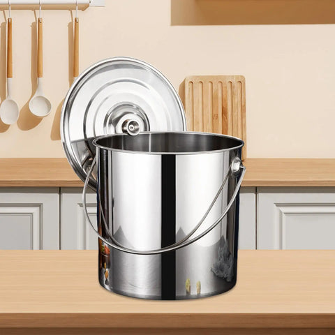 Stainless Steel Stockpot Large Soup Pot Induction Pot Canning Pasta Pot for Household Composite Bottom Stockpot Cookware