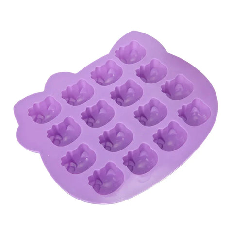 3D Cute KT Cat Silicone Molds Cake Decorating Tools Cupcake Baking Mold Candy Cookie Jelly Ice Cube Chocolate Moulds