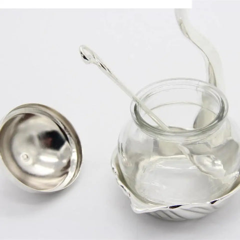 stainless steel swan sugar dish salt and pepper bottle bowl Spice Jar Set Seasoning