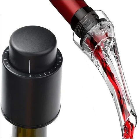 Professional Wine Decanter Pourer With Filter and Base Quick Sobering Wine Whisky Aerator Dispenser For Chrismas