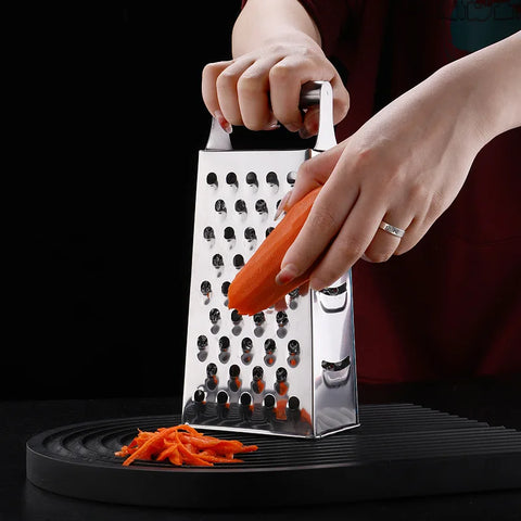 Four-Sided Stainless Steel Grater Shredder Vegetables Manual Cheese Peeler Cutter Slicer Chopper Kitchen Tools