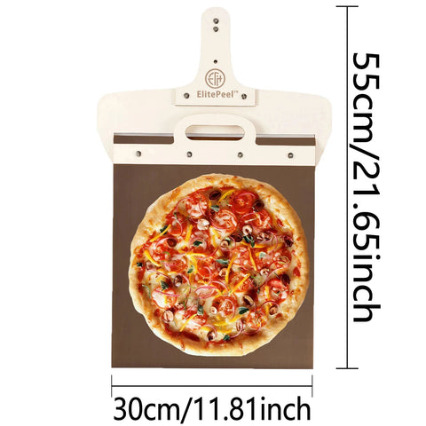 55*35cm Sliding Pizza Peel Shovel Removable Wooden Handle Pizza Spatula with Tarps Baking Tools Drop shipping