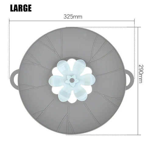 Multifunctional Silicone Lid Spill Stopper Anti Overflow Pot Cover Kitchen Gadgers Cooking Pot Lids Utensil