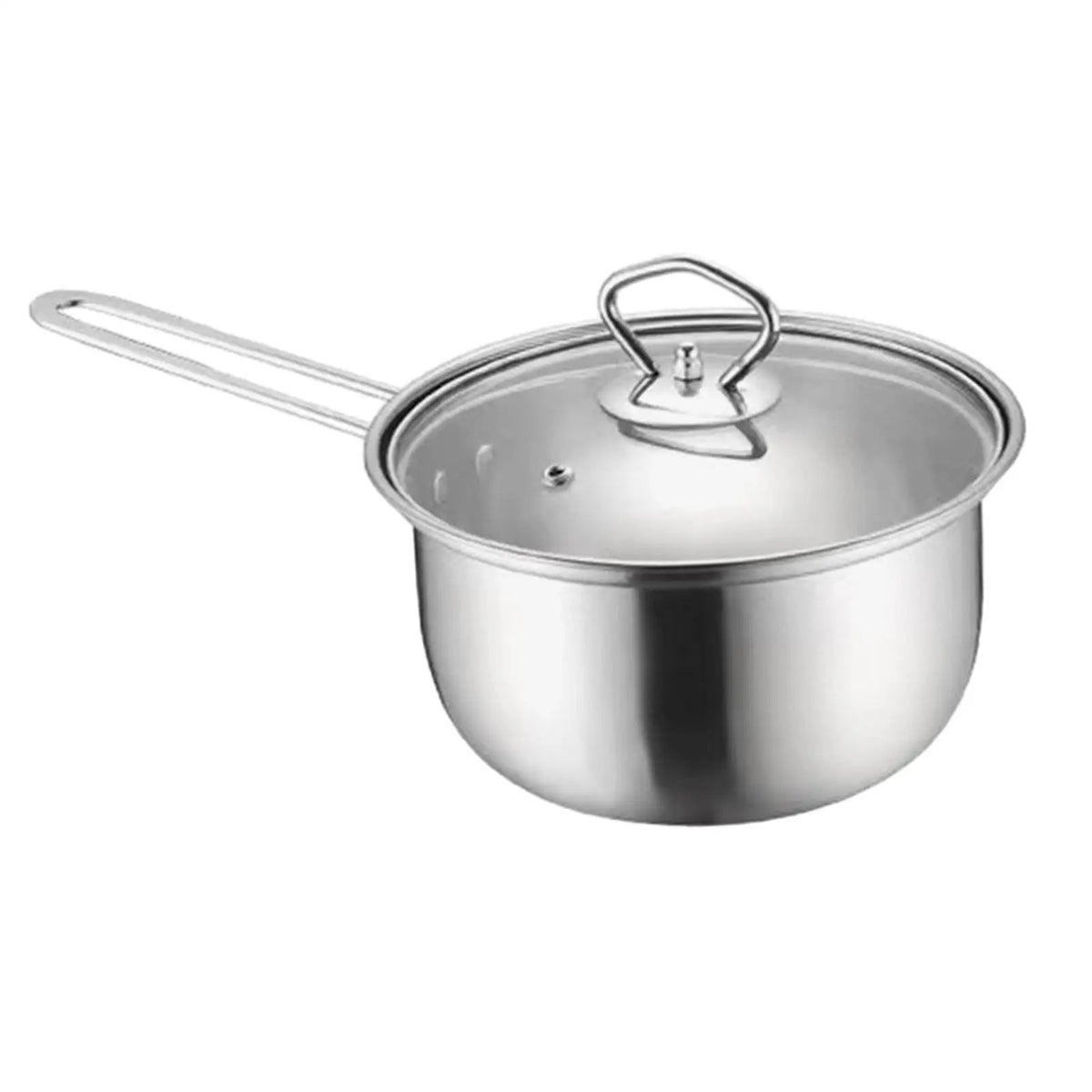 Milk Pot Multifunction Pot Saucepan with Lid Soup Pan Stainless Steel Pot Stockpot for Cafe Kitchen Home Restaurant Sauce