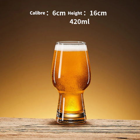 510ml Big Beer Glasses Lead-Free Crystal Glass Clear Pilsner Wheat Large  Beer Cup Super Schooner  Thick Cups for Club Bar Party