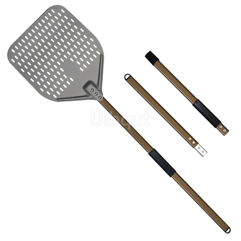 12 14 inch Big long Aluminum Pizza Shovel Peel With Long Handle Accessorie Pizza Paddle Spatula Nonstick Round Pan Baking turner