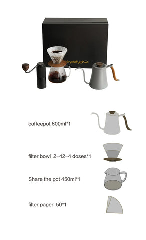 Coffee Tea Gift Sets Cold Brew Coffee Maker Drip Pour Over Set Kit Coffee & Tea Sets