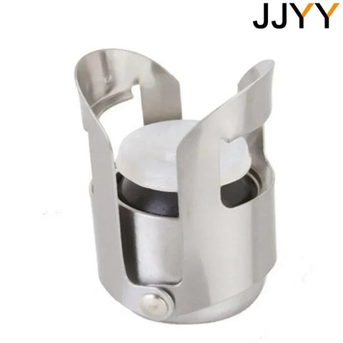 JJYY Stainless Steel Champagne Stopper Wine Beer Bottle Stopper Stainless Steel Bottle Stopper Bar Tools Fresh Leakproof