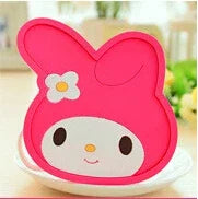 1 Pieces Hot Thickening Silicone Insulation Pad Cartoon Felt Antiskid Mat Cup Table Mat Bowl Cup Pads Mat Drink Coaster Placemat